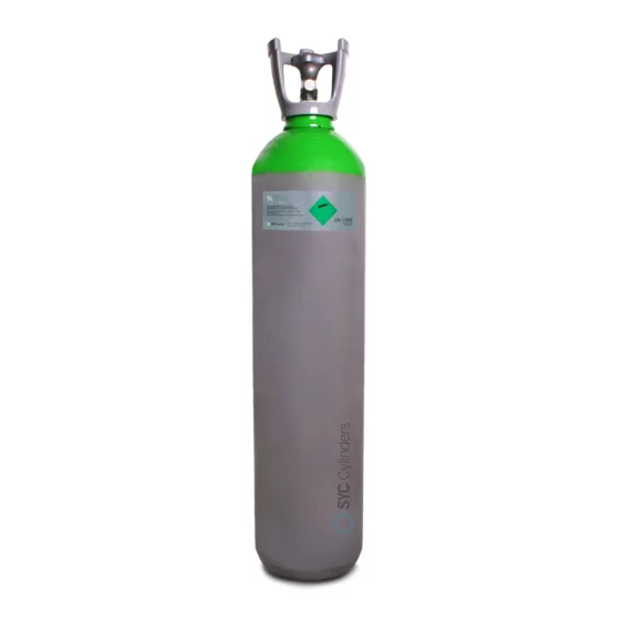 20L 200 Nitrogen industrial cylinder high pressure green grey