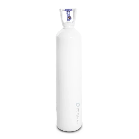 Botella 20 L 200 O2 Oxígeno Medicinal VPR cóncava vacía