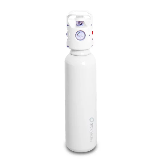 Botella 5 L 140 O2 Oxígeno Medicinal compacta cóncava vacía
