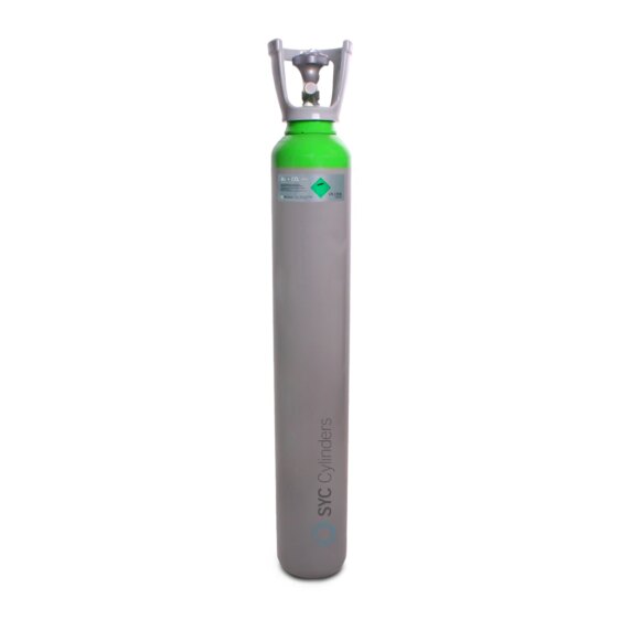 10L 140 C15 Argon et de dioxyde de carbone bouteille industriel gris vert