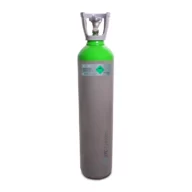 14L 178 C15 Argon and carbon dioxide industrial cylinder green grey