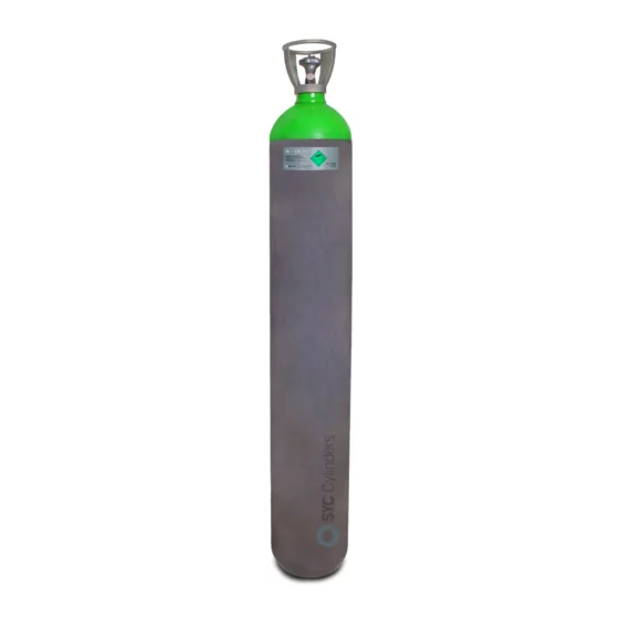 230 50L C15 Argon et de dioxyde de carbone bouteille industriel gris vert