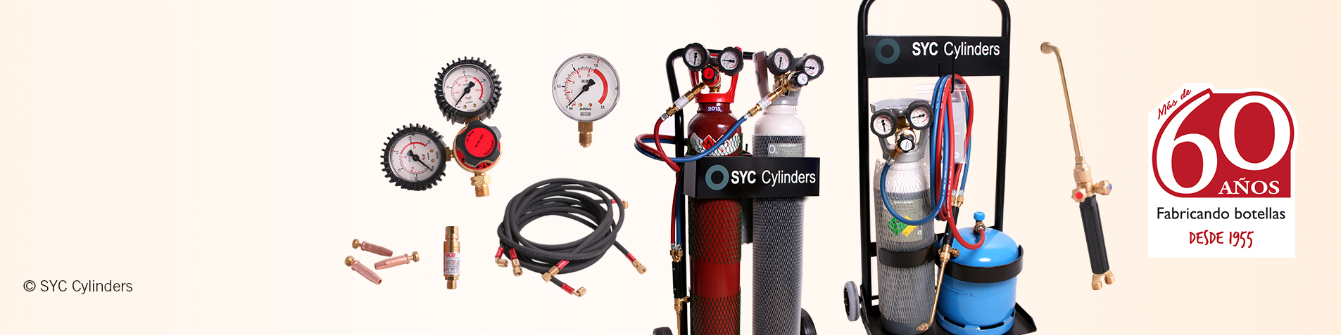 Equipo BUTASYC (Equipo de soldadura Oxibutano) - SYC Cylinders