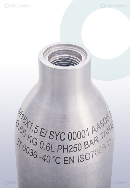 food Industry Cylinders, aluminum, aluminium