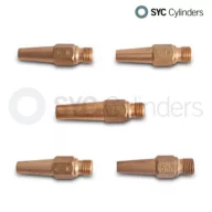 Pack of Oxygen Butane Welding Nozzles