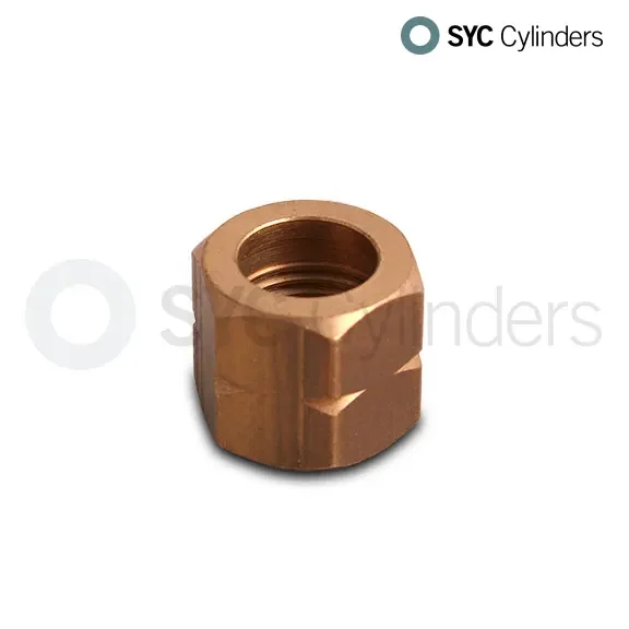 Tuerca Acetileno para Soplete 9/16 rosca izquierda - SYC Cylinders