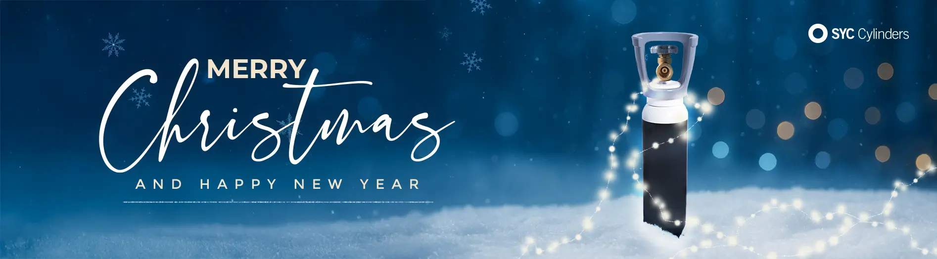 Botellas de gas alta presión industriales 60 años syc cylinders banner